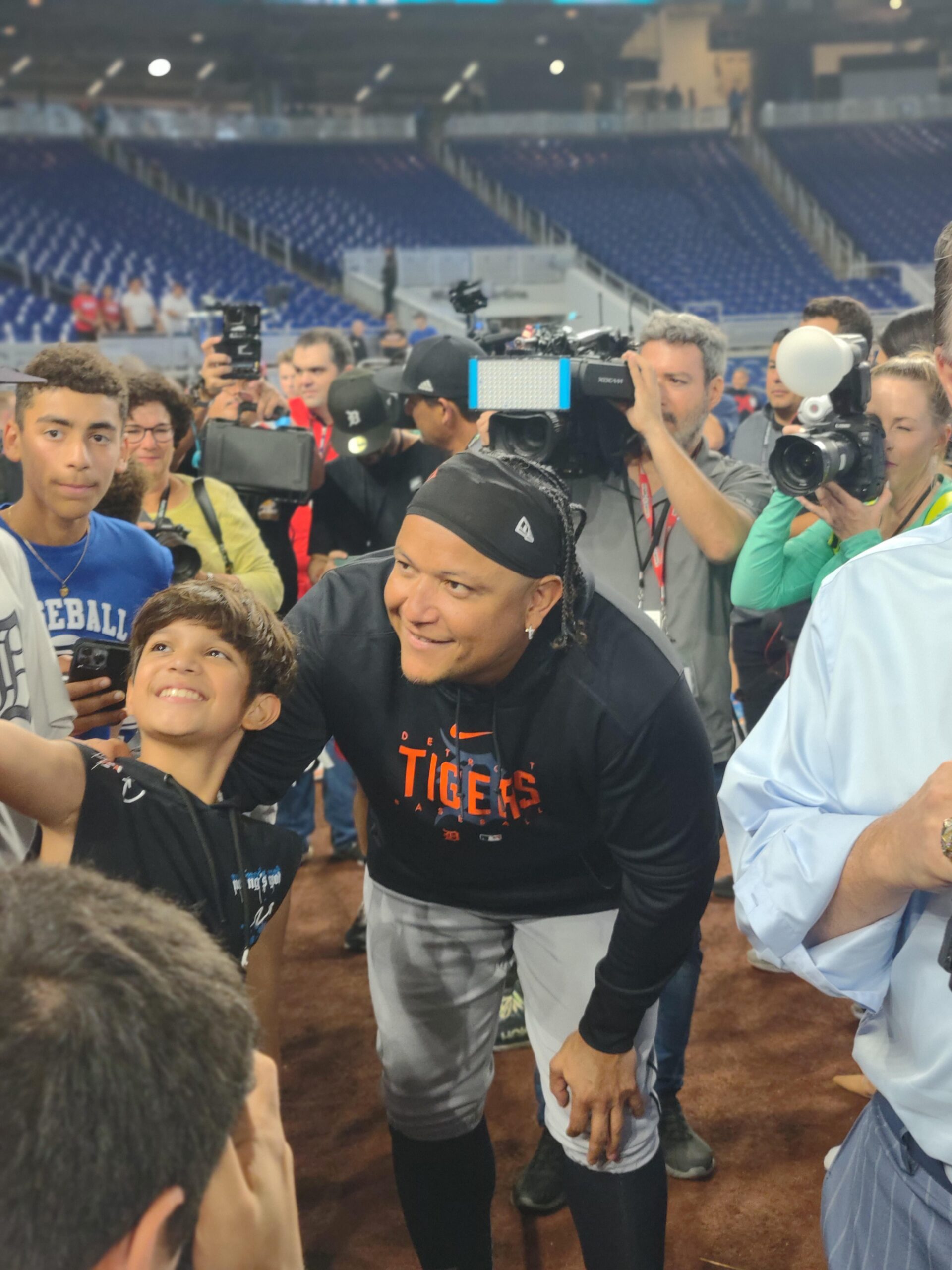 In his return to Miami, Miggy got a warm ovation from Marlins fans